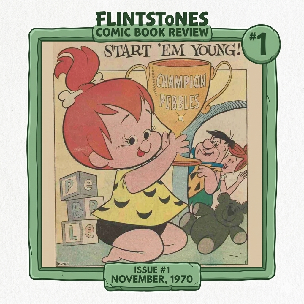 The Flintstones and Pebbles No. 1 When Charlton Took the Reins of Prehistory