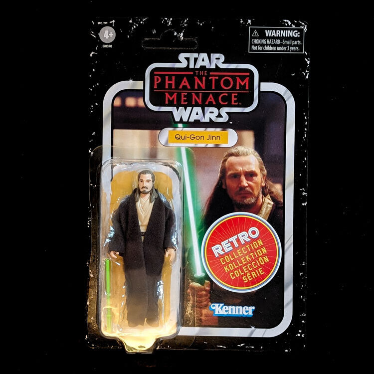 Qui-Gon Jinn Star Wars Retro Collection Action Figure 1:18 Scale TPM image 0