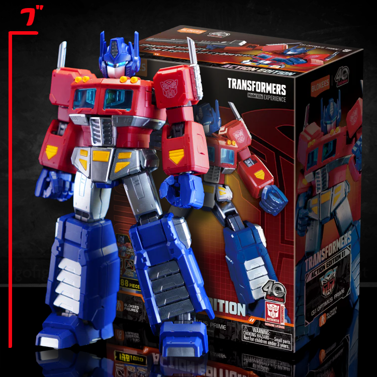Blokees Figures Transformers Action Edition - G1 Optimus Prime Model Kit image 0
