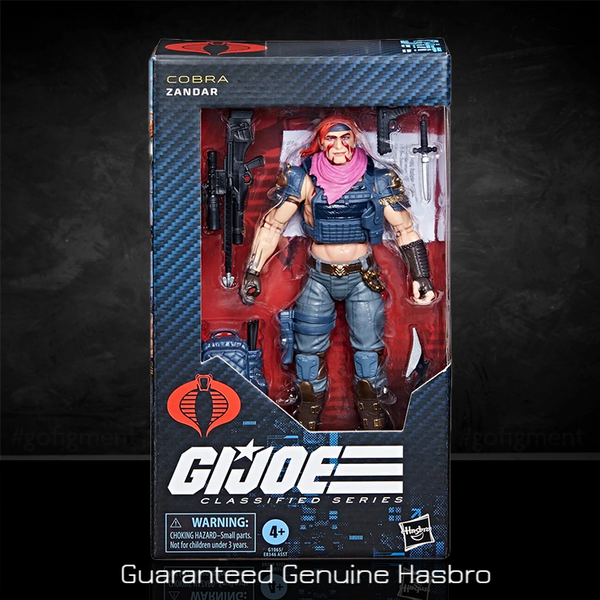 Zandar Action Figure GI Joe Classified Series 6in. image 0