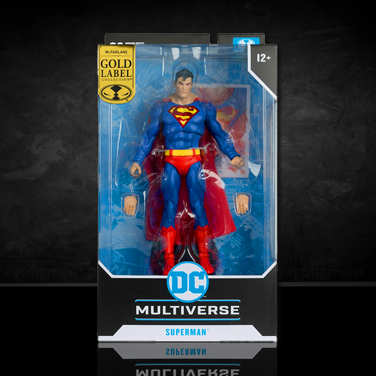 Superman Action Comics DC Multiverse Scratch & Dent 7" Action Figure image 0