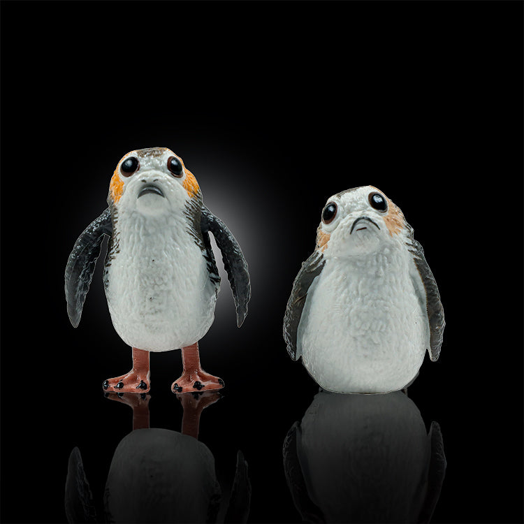 2 Porgs Action Figure Star Wars Black Series 1:12 Scale LOOSE image 0