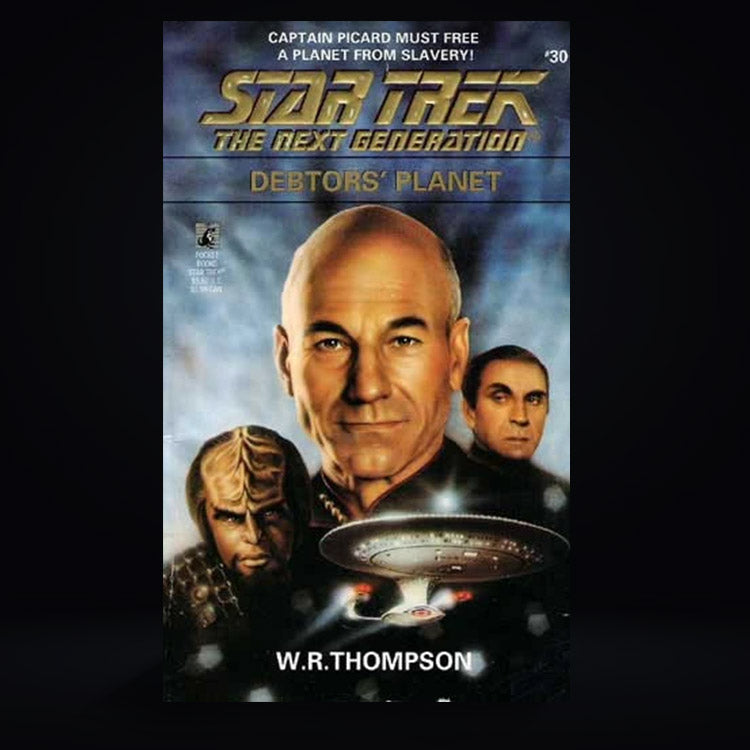 30 Debtors' Planet Star Trek The Next Generation Paperback Book image 0