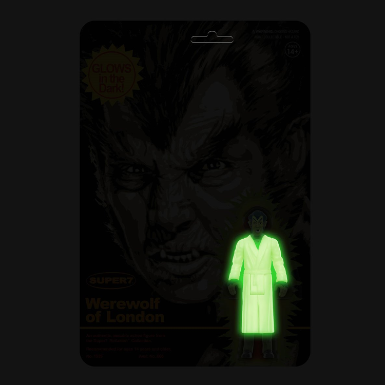 Werewolf of London Action Figure 3 3/4-inch Glow In The Dark Super7 image 3