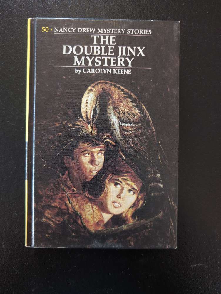 50 The Double Jinx Mystery Nancy Drew Mystery Books -1973 image 0