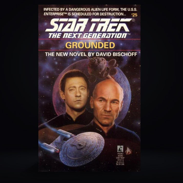 25 Grounded Star Trek The Next Generation Paperback Book image 0