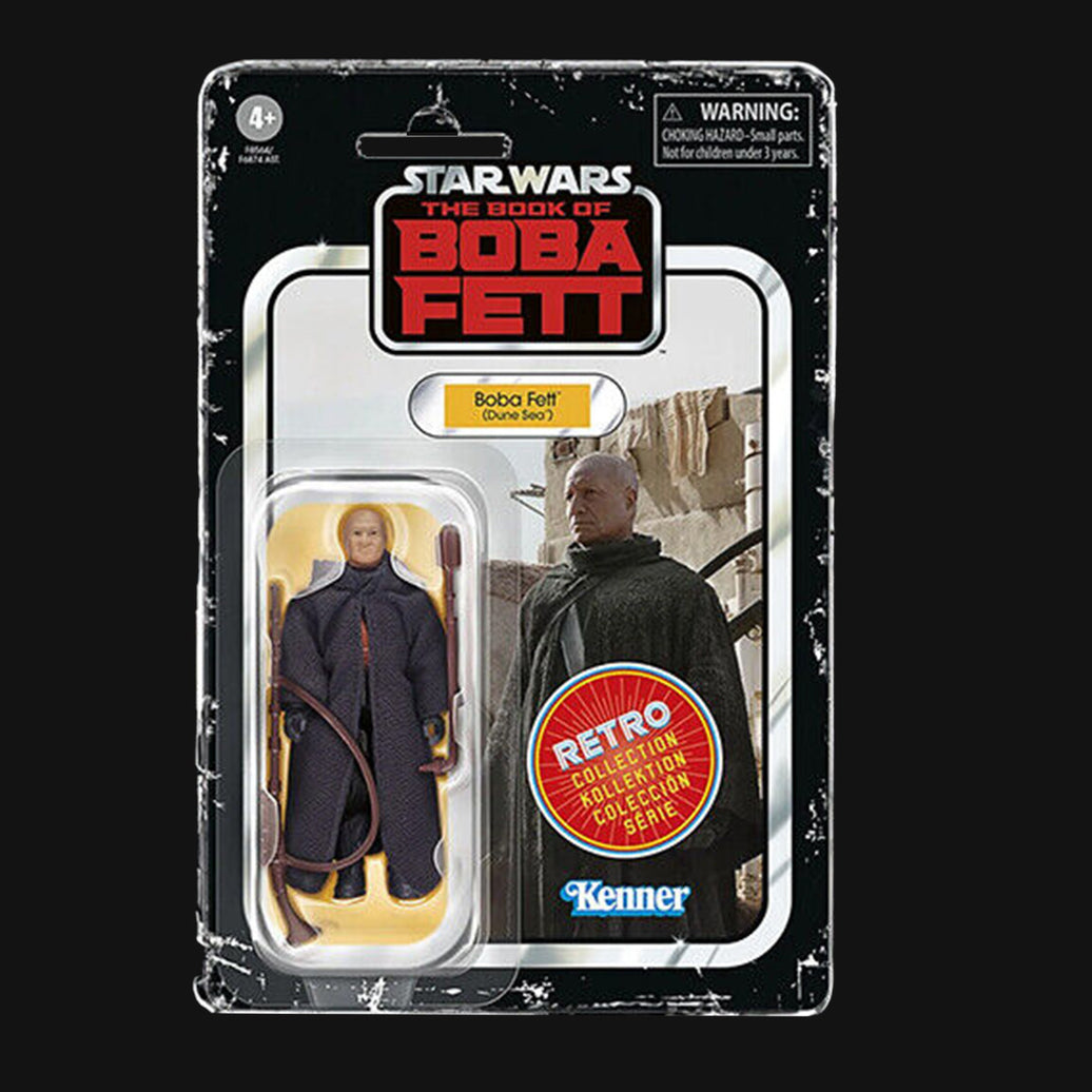 Boba Fett Dune Sea Star Wars Retro Collection Action Figure 1:18 Scale BOBF image 0