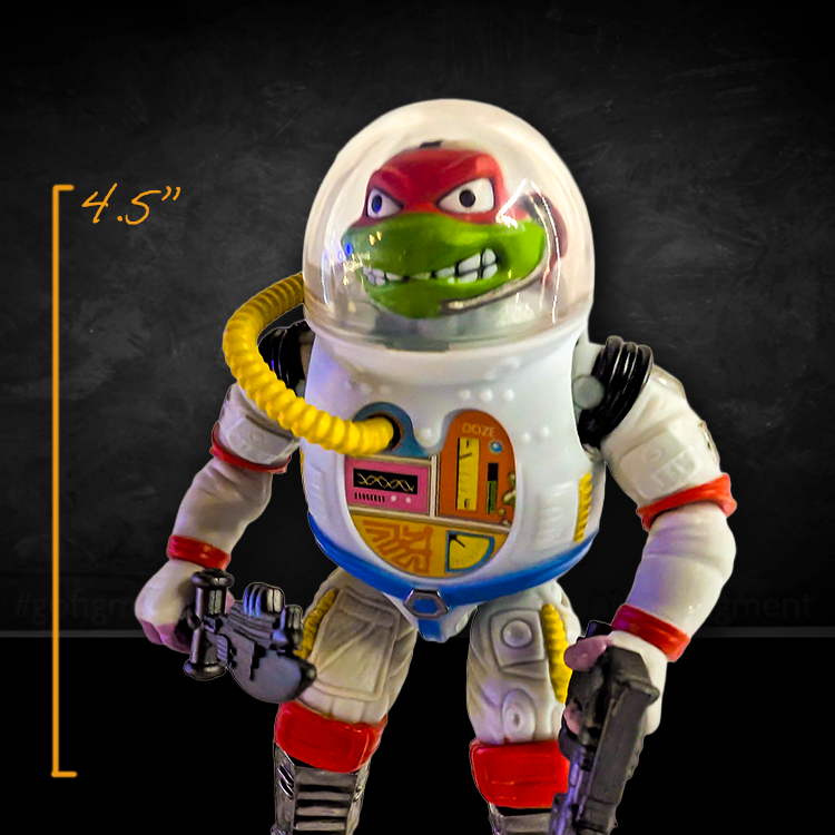 Astronaut Raph TMNT Disguise Party Action Figure 4.5 inch LOOSE image 0