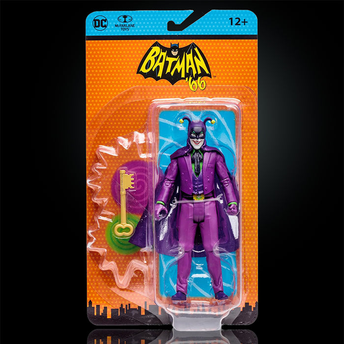 The Joker with Key Batman '66 1/12 Scale Action Figure McFarlane Toys image 0