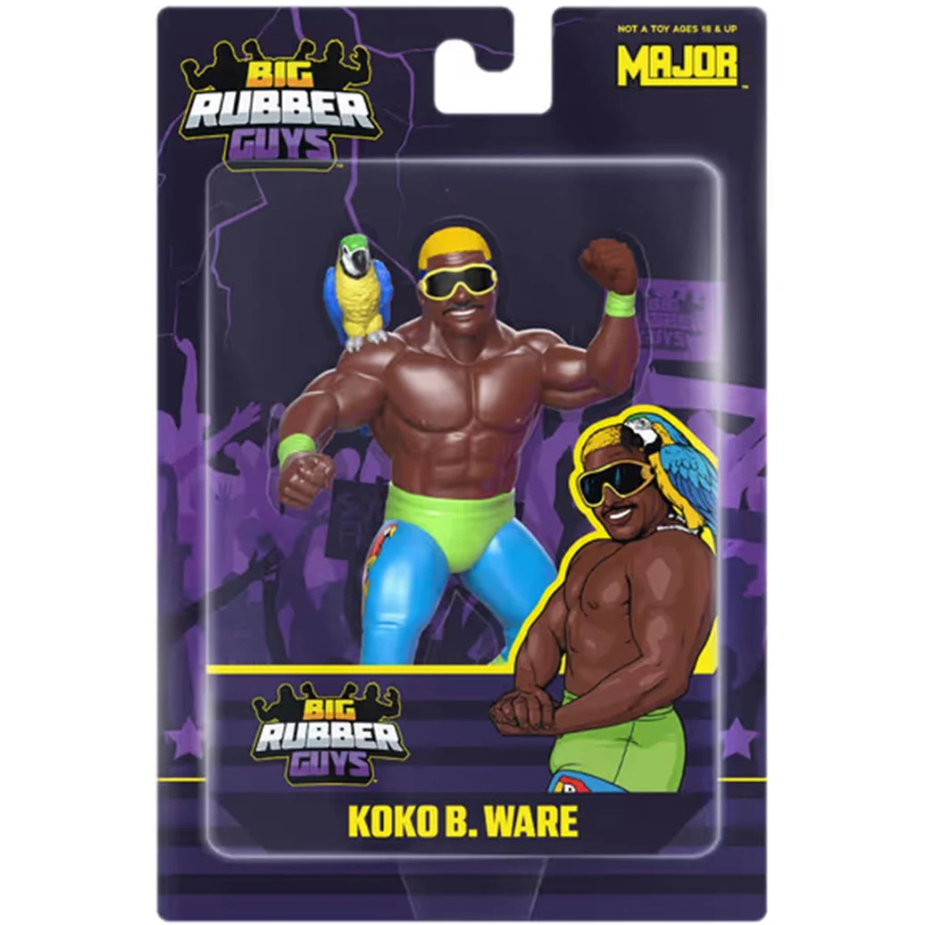 Koko B. Ware Major Big Rubber Guys Posed Wrestling Figure