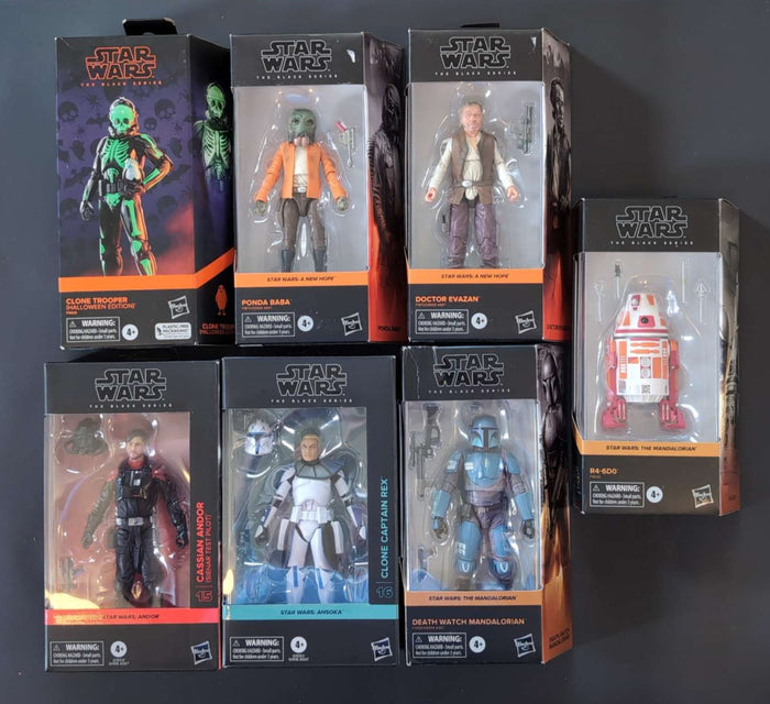 Star Wars The Black Series Lot of 7 Action Figures (lot 6do) image 0