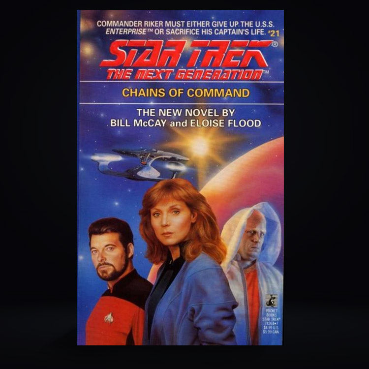 21 Chains of Command Star Trek The Next Generation Paperback Book image 0