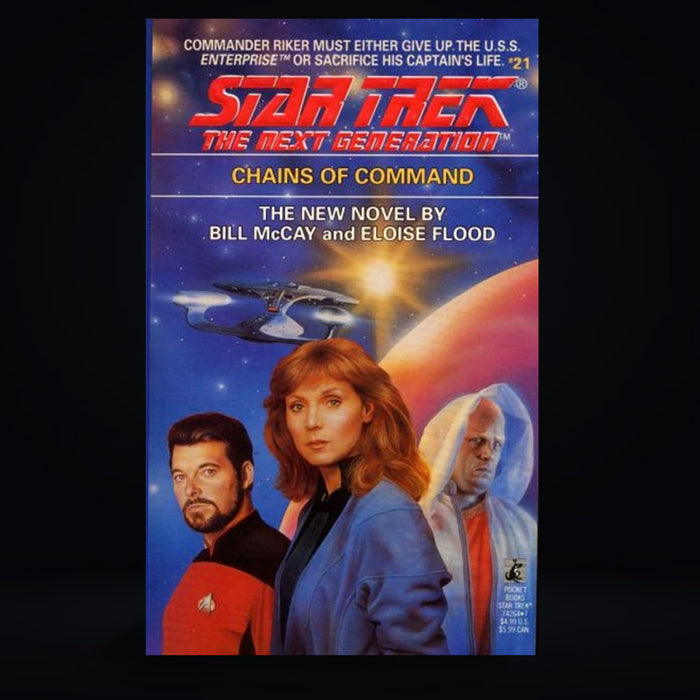 21 Chains of Command Star Trek The Next Generation Paperback Book image 0