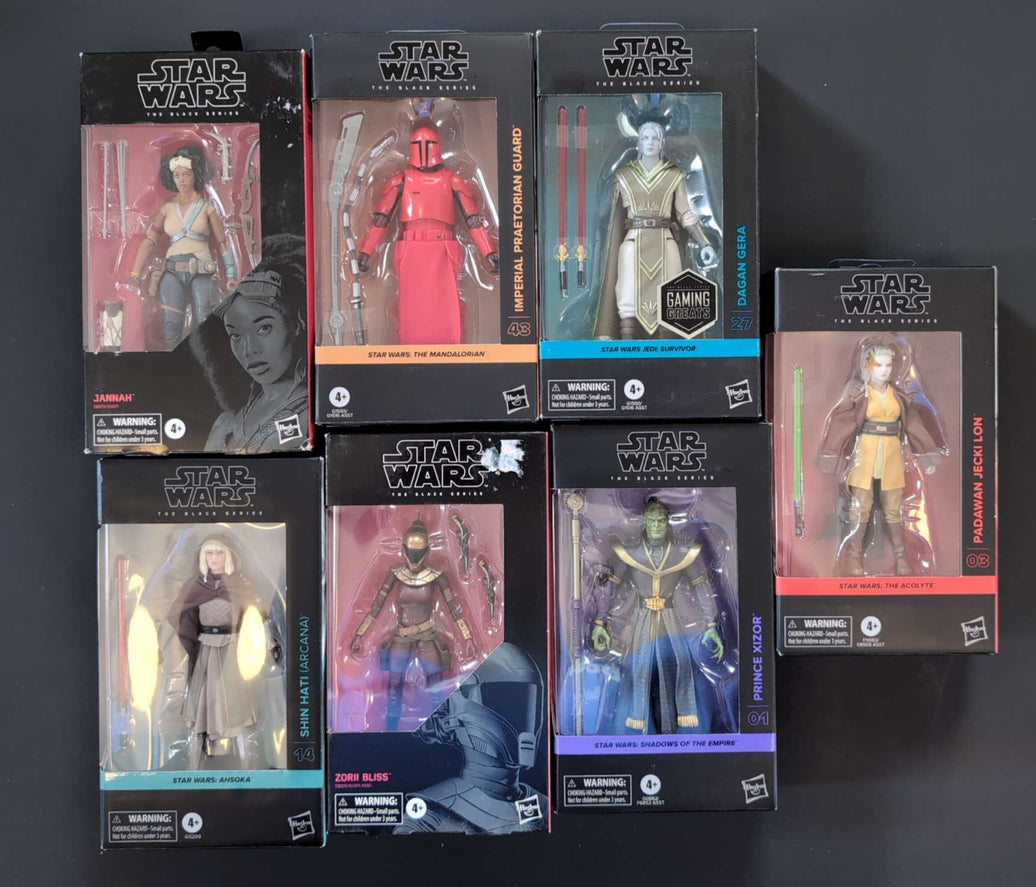 Star Wars The Black Series Lot Of 7 Action Figures (lot 24) image 0
