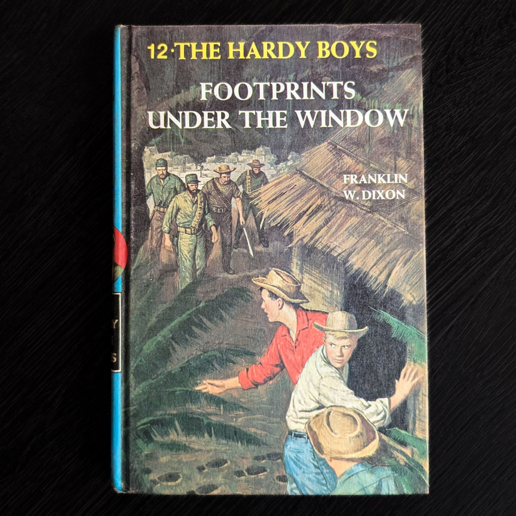 12 Footprints Under the Window (1965 YN): Hardy Boys Book Blue-Back image 0