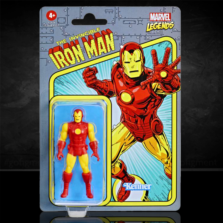 The Invincible Iron Man Marvel Legends Retro Collection 3.75" Action Figure image 0