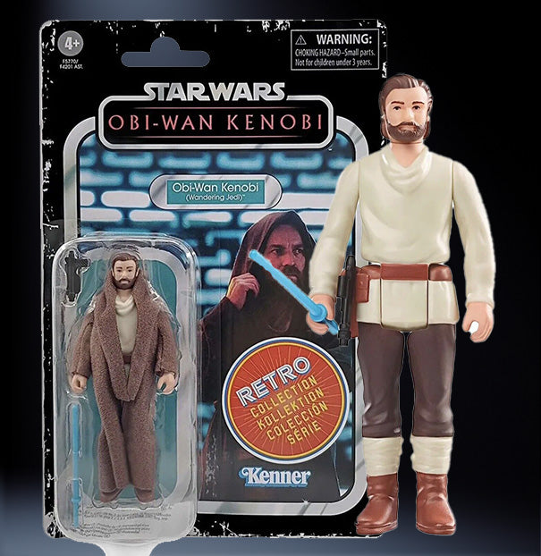 Wandering Jedi Star Wars Retro Collection Action Figure 1:18 Scale Obi-Wan image 0