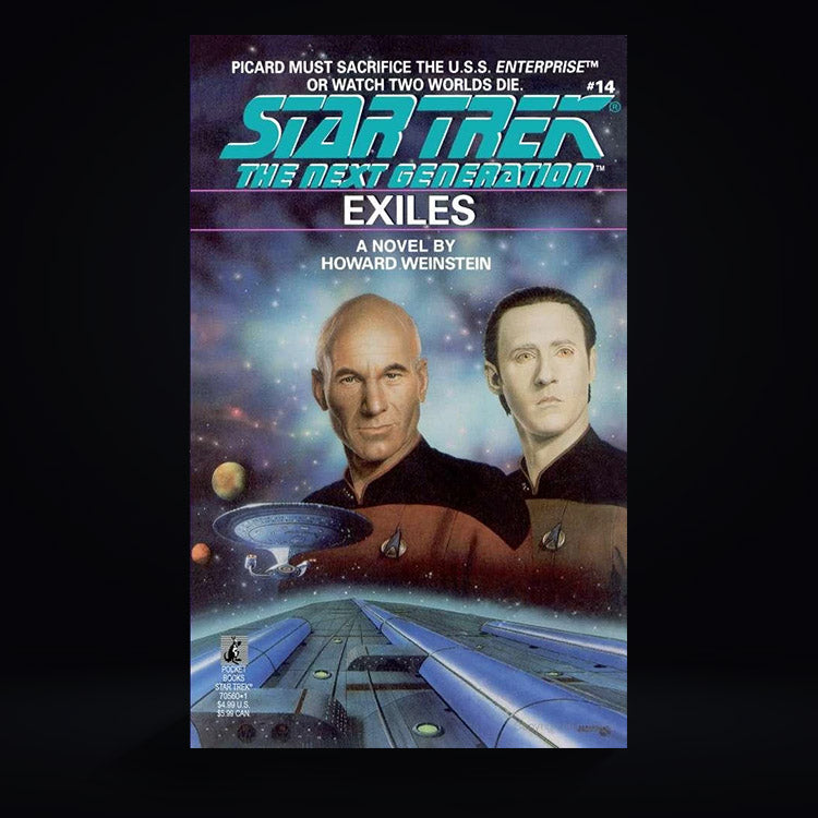 14 Exiles Star Trek The Next Generation Paperback Book image 0