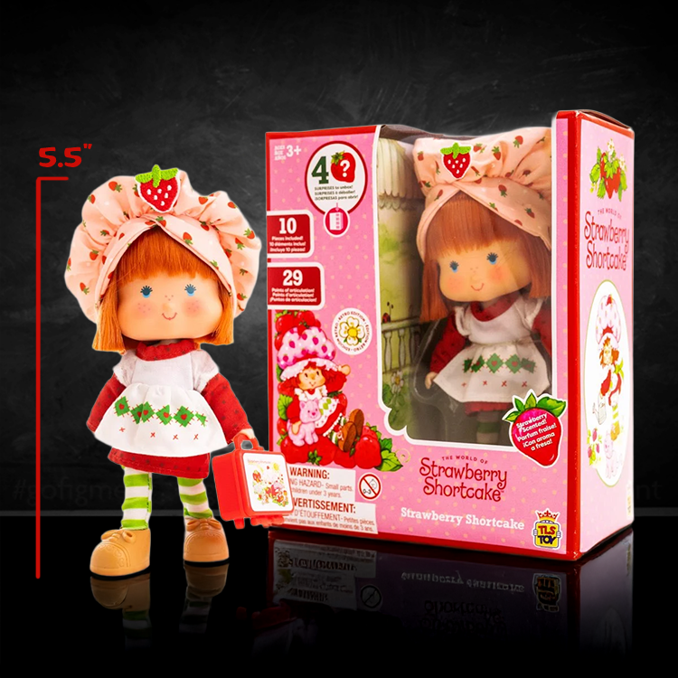 Strawberry Shortcake 5.5" Retro Fashion Doll - 1979 Design New in Box image 0