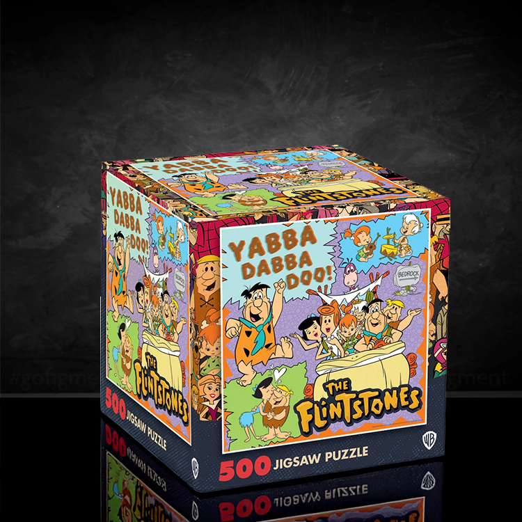 The Flintstones Jigsaw Puzzle Cube Master Pieces 500 Pieces image 0