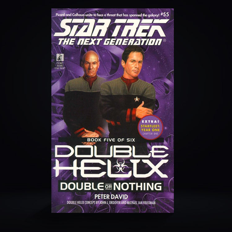 55 Double or Nothing Star Trek The Next Generation Paperback Book image 0