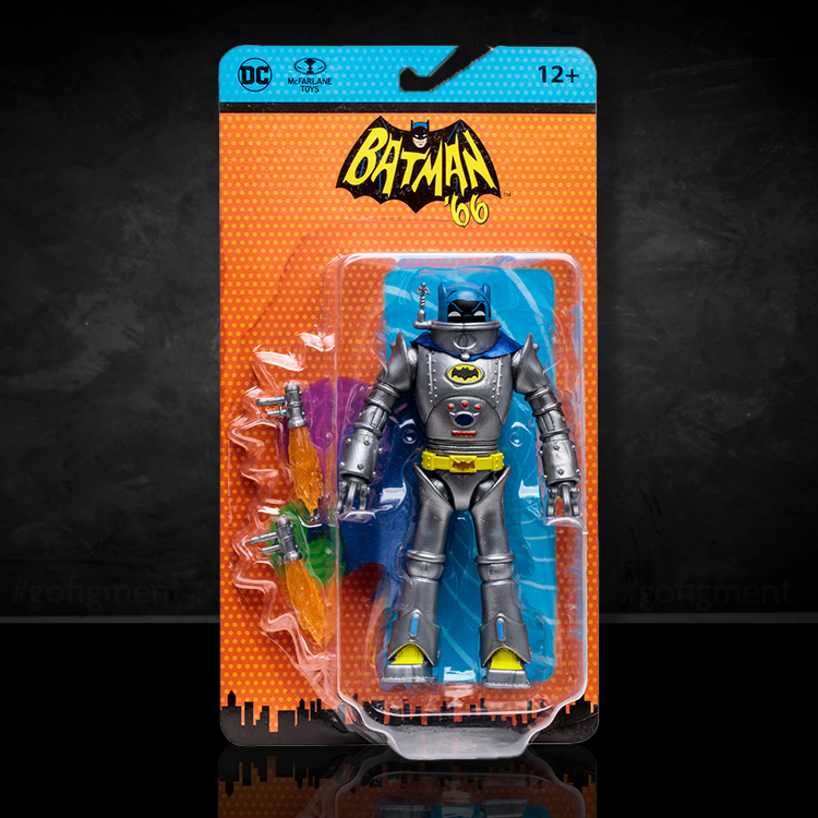 Robot Batman Batman '66 New in Box 1/12 Scale Action Figure McFarlane Toys image 0