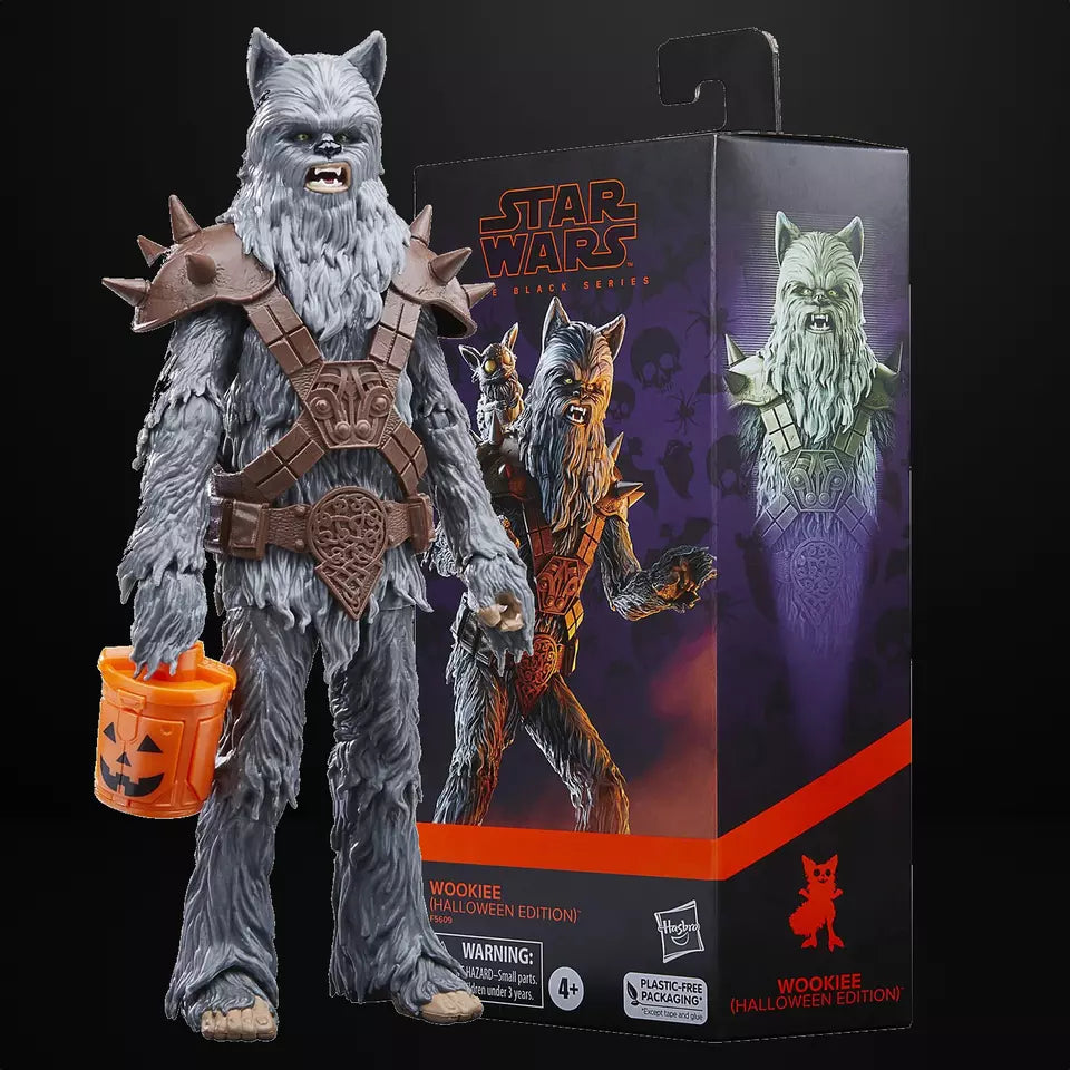 Halloween Wookie Action Figure Star Wars Black Series 1:12 Scale image 0