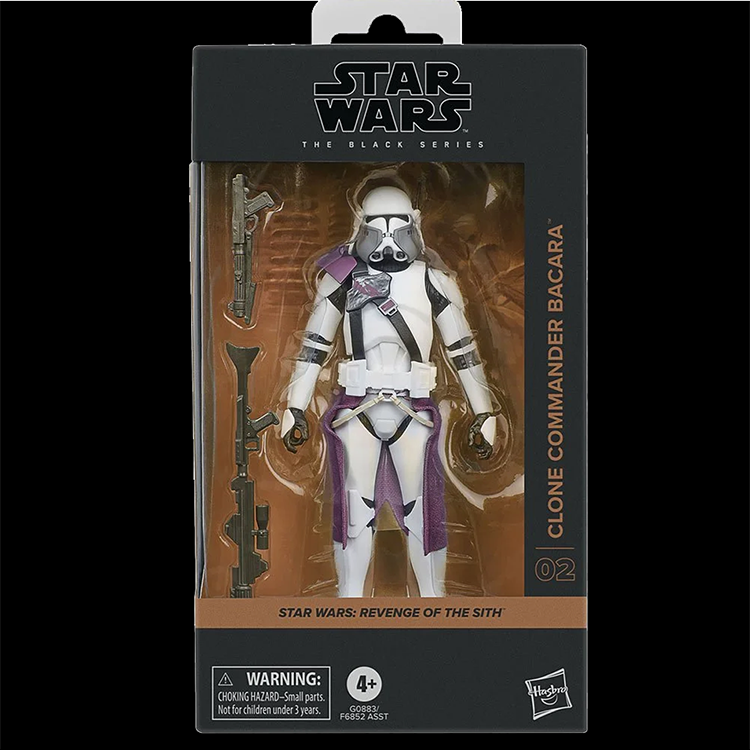 Clone Commander Bacara Action Figure Star Wars Black Series 1:12 Scale image 0