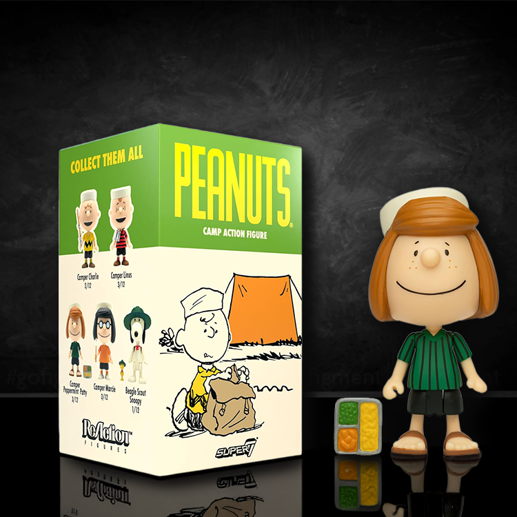 Camper Peppermint Patty Super7 Wave 3 Peanuts Action Figure 3.75" LOOSE image 0
