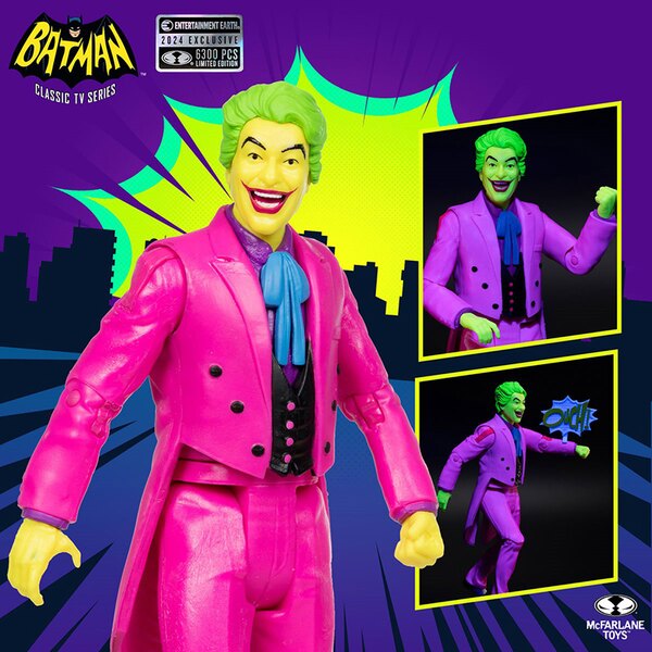 The Joker Black Light Gold Label Mcfarlane Action Figure 6" image 0