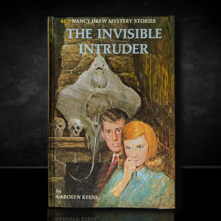 46 The Invisible Intruder Nancy Drew Mystery Books -1969 Yellow Number image 0