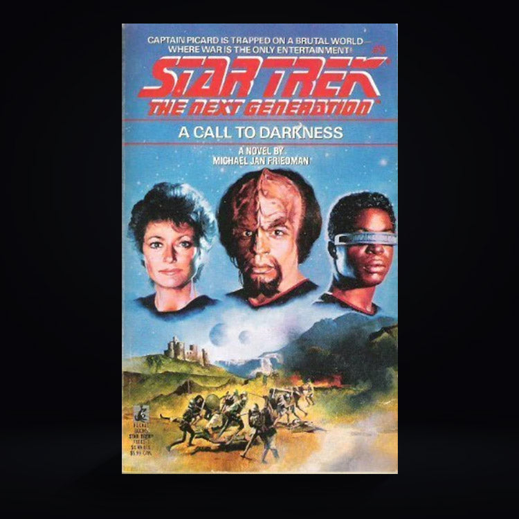 09 A Call to Darkness Star Trek The Next Generation Paperback Book image 0