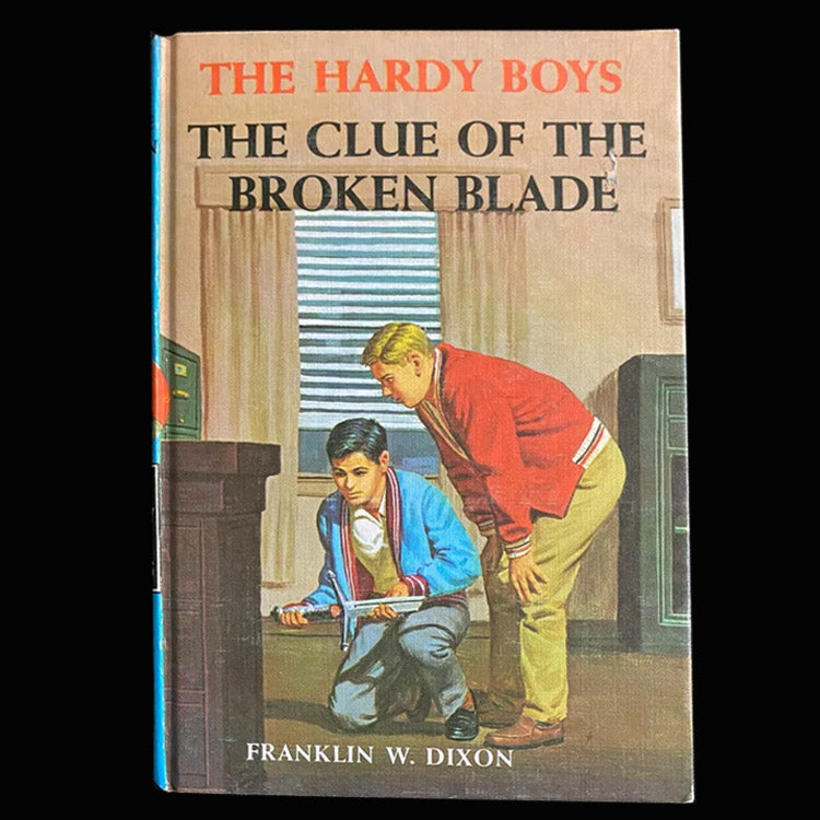 21 The Clue of the Broken Blade (1942): Vintage Hardy Boys Book Blue-Back image 0