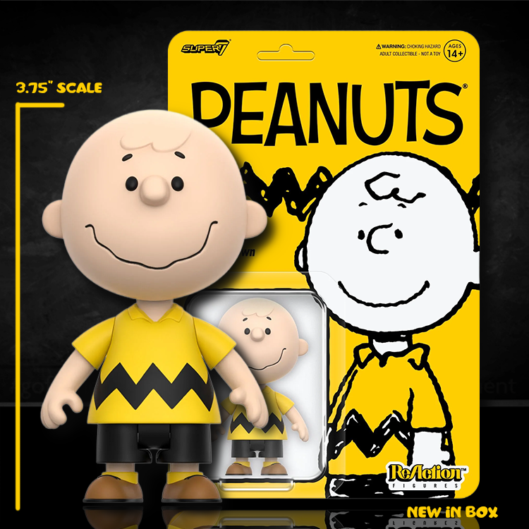 Charlie Brown Super7 Wave 7 Peanuts Action Figure 3.75" scale Collectible image 0