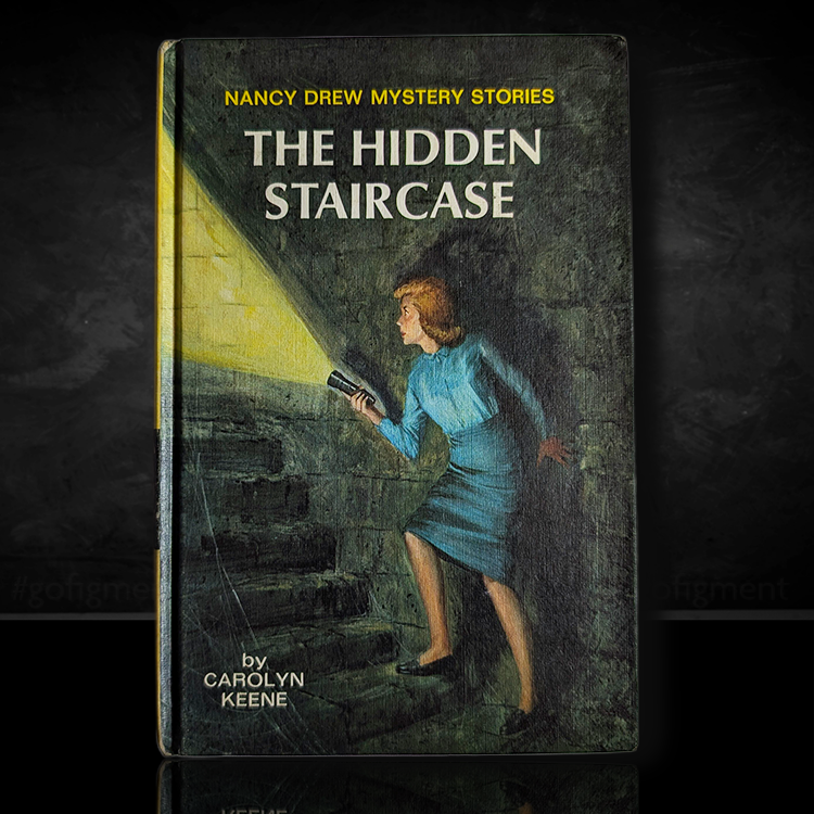2 The Hidden Staircase Nancy Drew Book 1959 White Endpages Endpages image 0