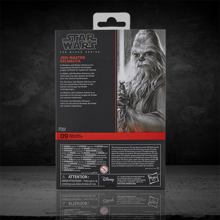Jedi Master Kelnacca Action Figure Star Wars Black Series 1:12 Scale image 1