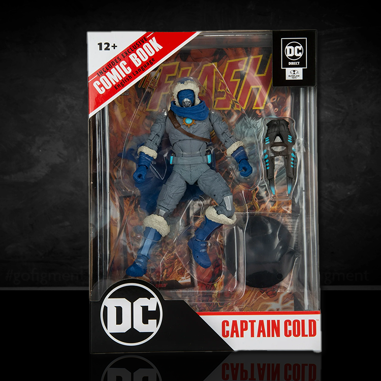 Captain Cold DC Direct (With Comic Book) 7" Action FIgure Page Punchers image 0