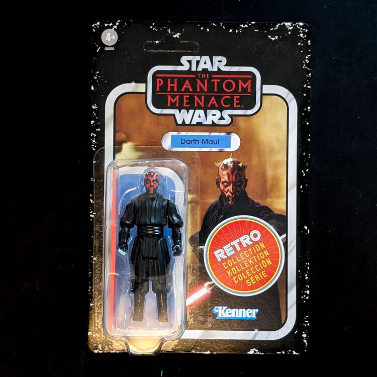 Darth Maul Star Wars Retro Collection Action Figure 1:18 Scale TPM image 0