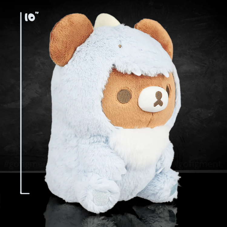 Chairoikoguma Blue Dinosaur Costume - Sitting Series Plush San-X Original image 0