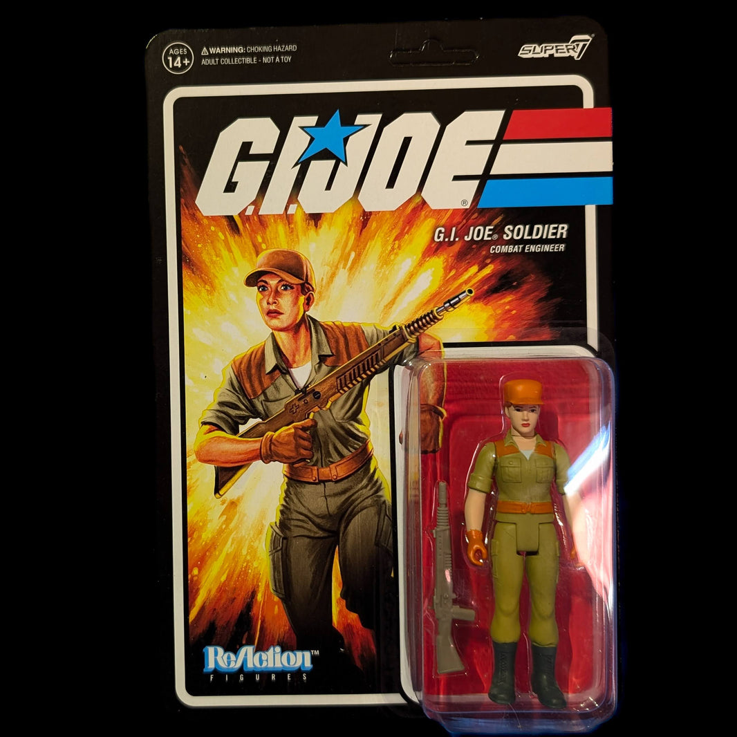 GI Joe GI Joe Female Combat Engineer Pink Short Red Hair Action Figure image 0
