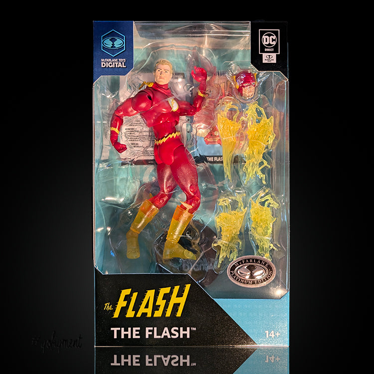 The Flash Platinum DC Direct 7" Action Figure McFarlane Toys Digital image 0