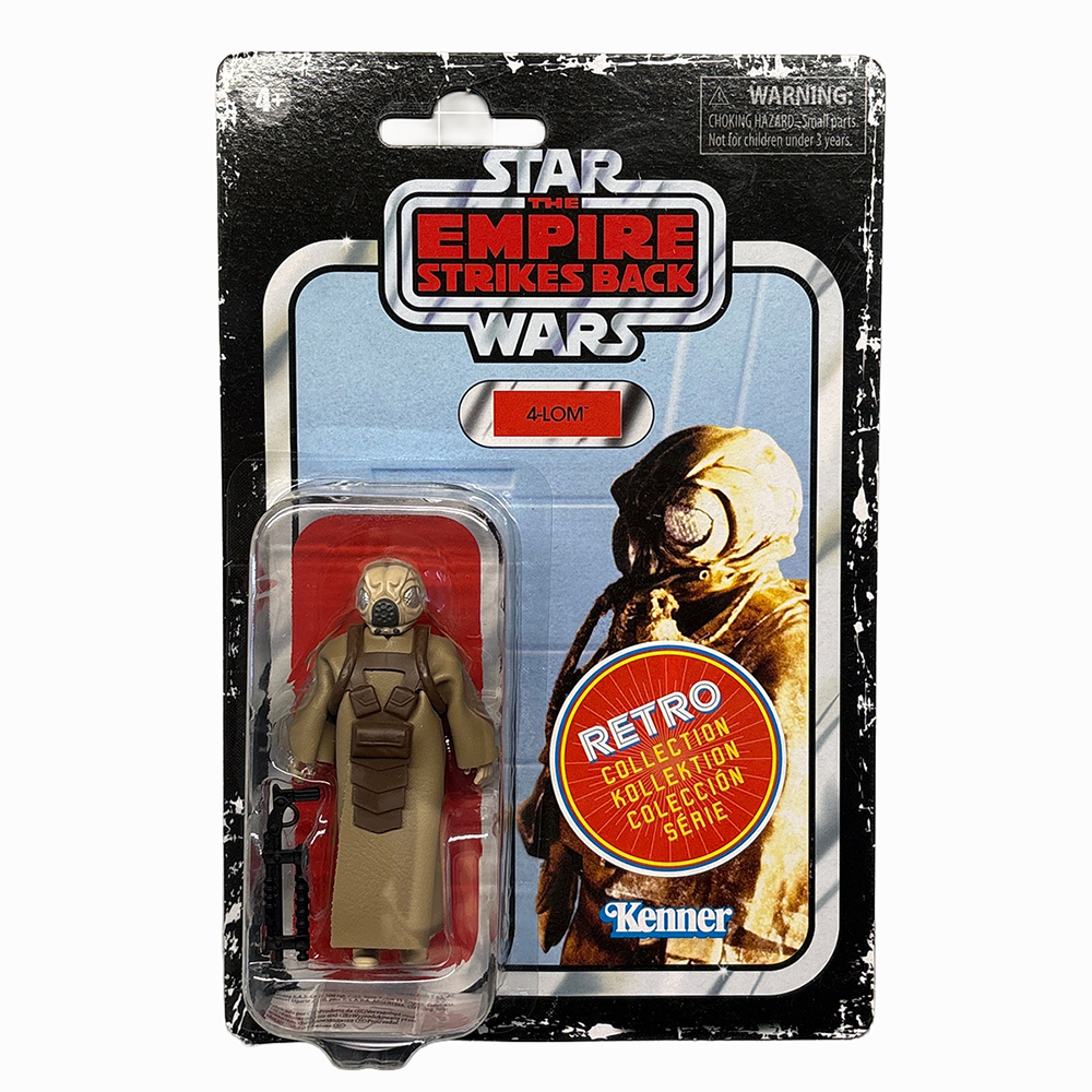 4-Lom Star Wars Retro Collection Action Figure in case Empire by Kenner in original carded packaging