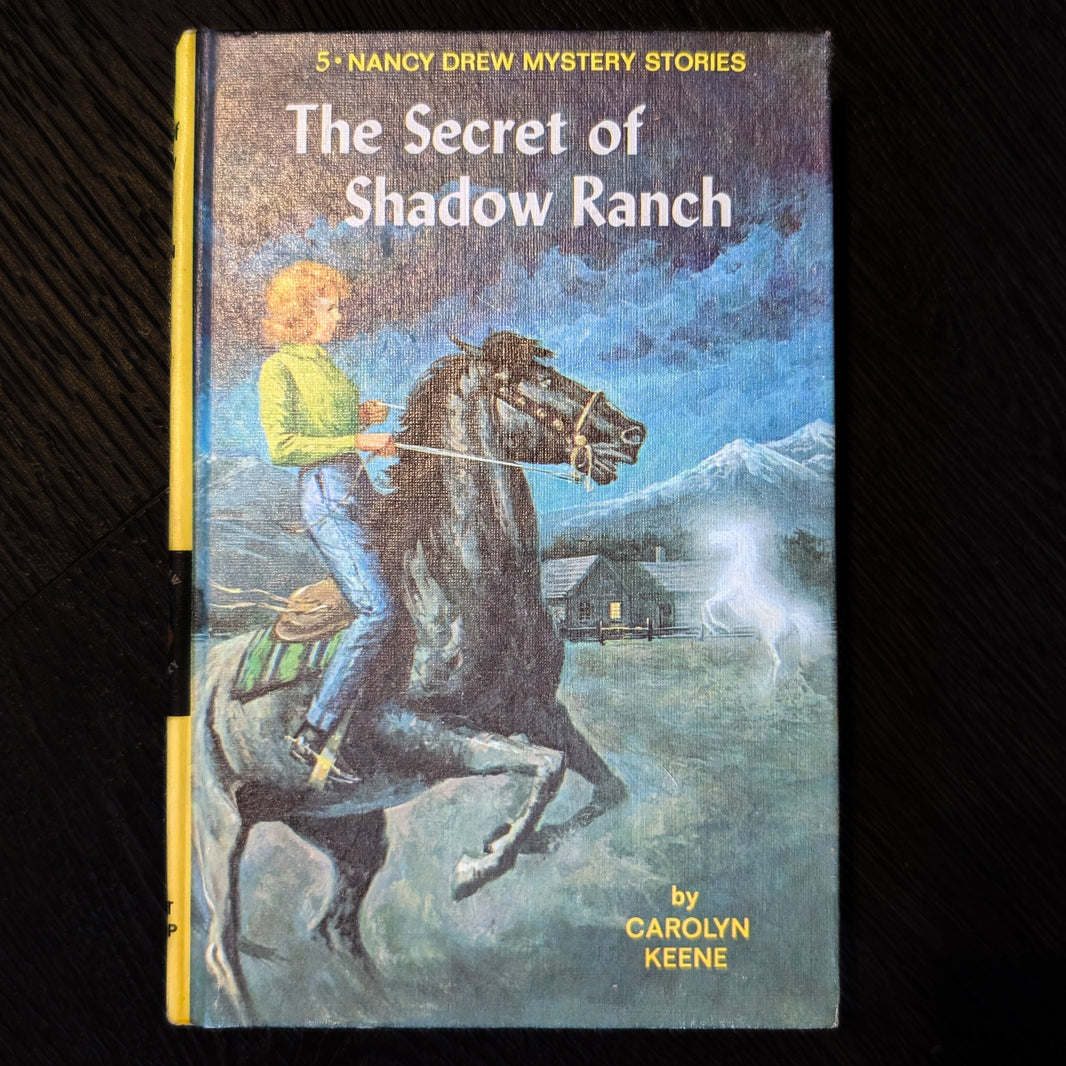 5 The Secret at Shadow Ranch Nancy Drew Mystery Books -1965-YN image 0