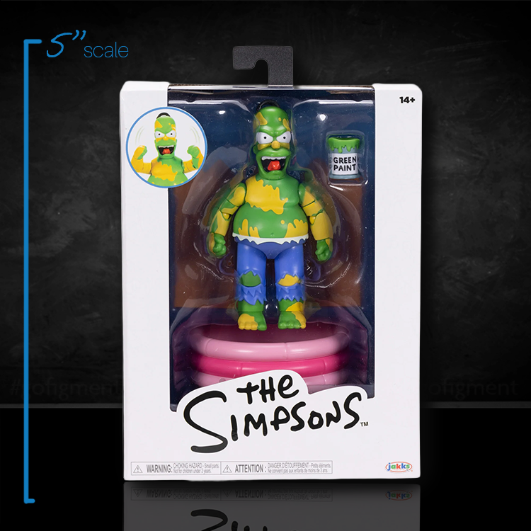 Furious Homer Premium Action Figure The Simpsons 5in Scale image 0