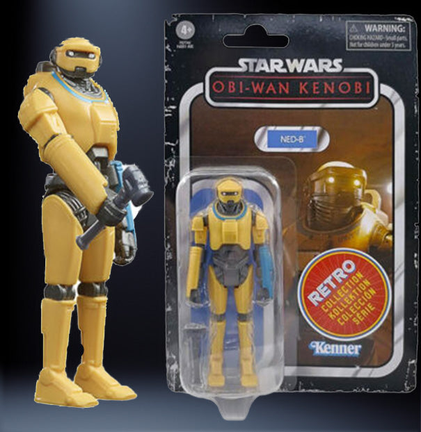 NED-B Star Wars Retro Collection Action Figure 1:18 Scale Obi-Wan image 0