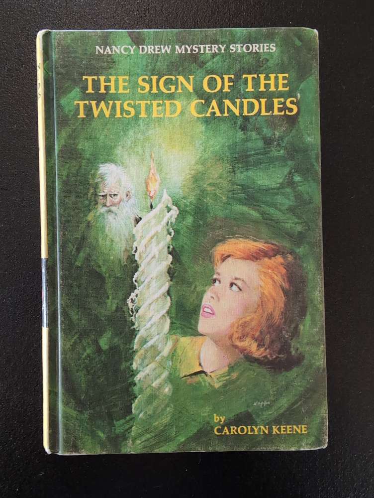 9 The Sign of the Twisted Candles Nancy Drew Mystery Books -1968 image 0
