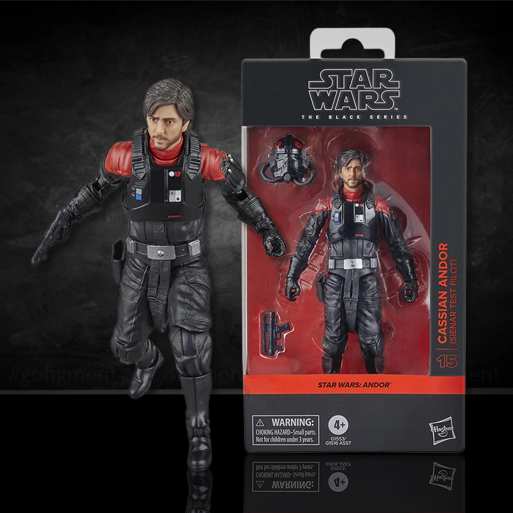 Cassian Andor (Sienar Test Pilot) Action Figure Star Wars Black Series 1:12 image 0
