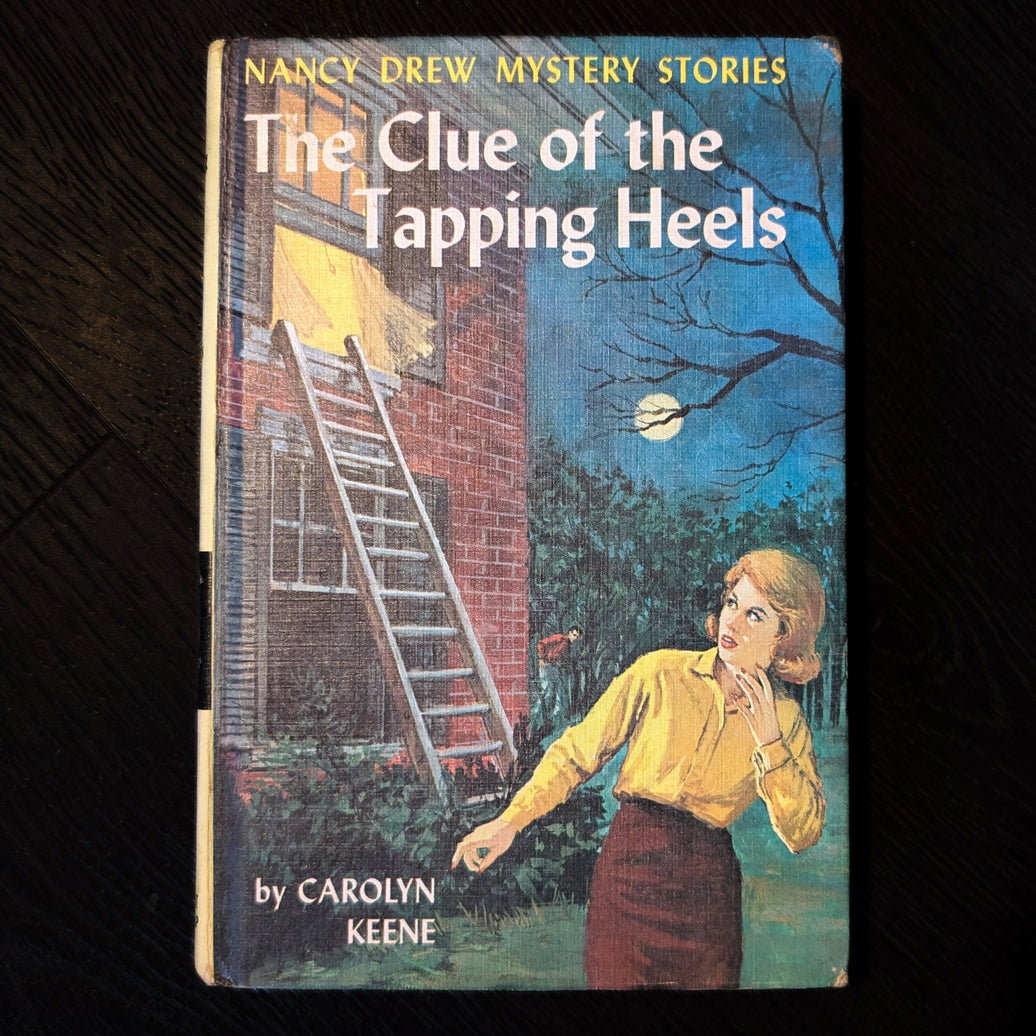 16 The Clue of the Tapping Heels "Blue Endpages" Nancy Drew Mystery Books -1939 image 0