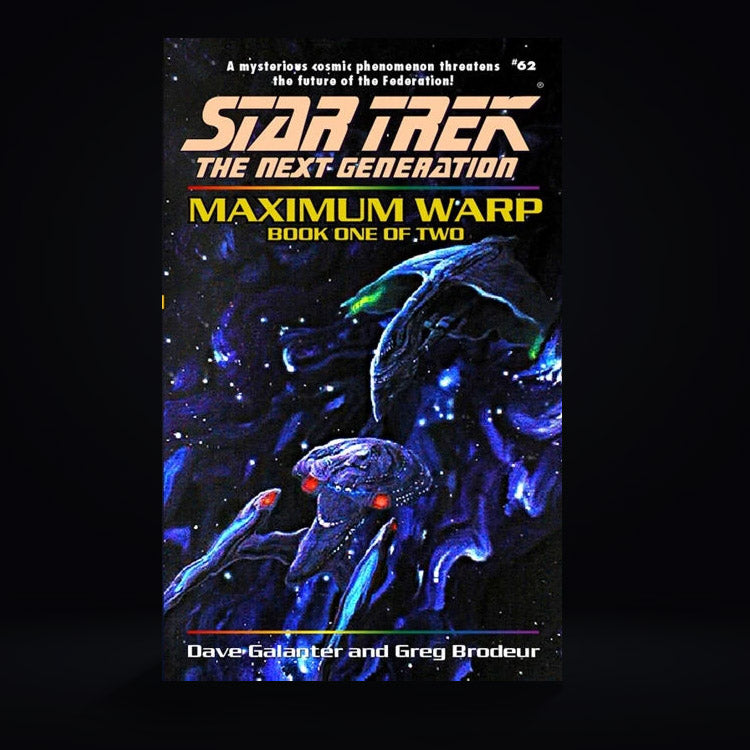 62 Dead Zone (Maximum Warp, Book 1) Star Trek The Next Generation Paperback Book image 0