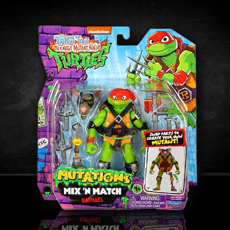 Mix n Match Raphael TMNT Monster Mutants Action Figure 4.5 inch image 0